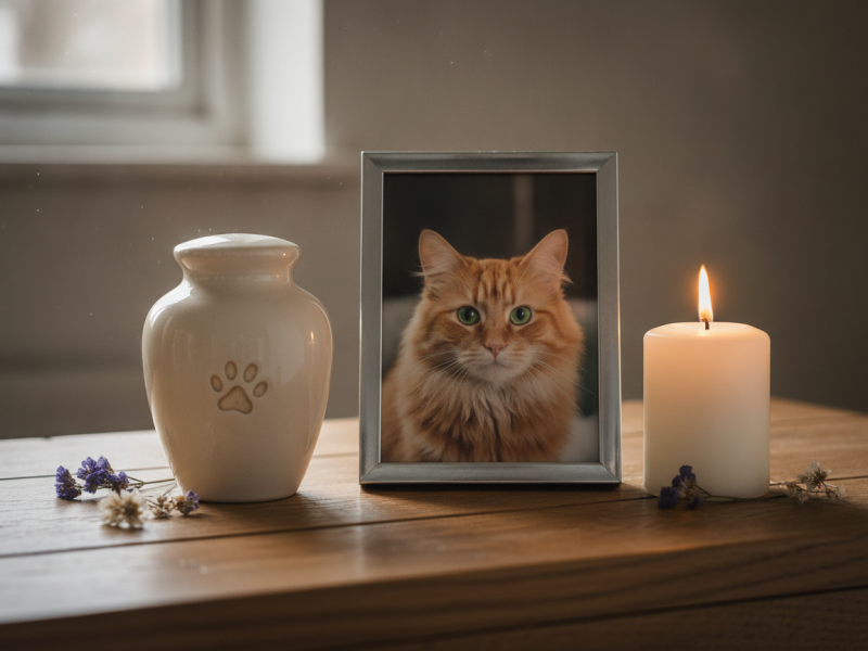 Cremação Pet de Gato: Como Funciona e o Que Esperar